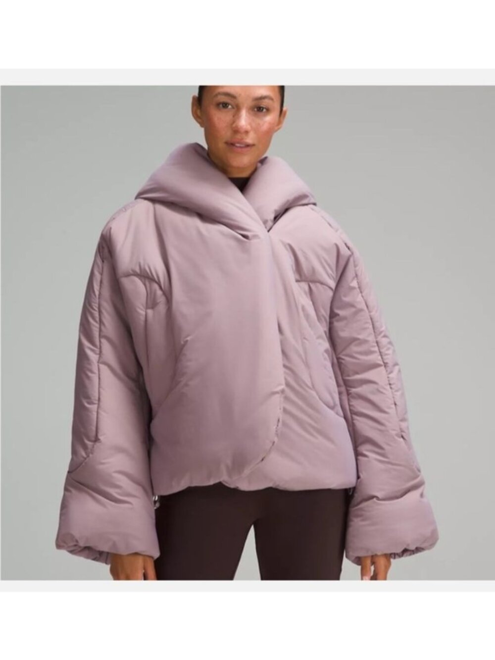 Lululemon Hooded Insulated Wrap Jacket size 12 NWT Primaloft $248